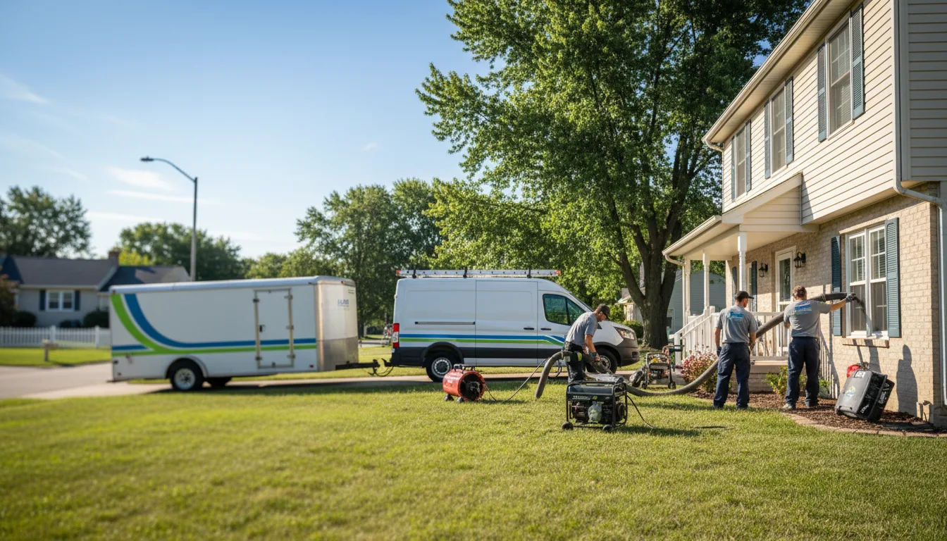 Flooded Basement Restoration And Cleanup With Repair in Mondamin, IA near me